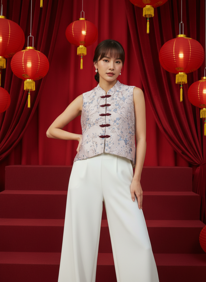 Seutail Meihua Top CNY Edition Atasan Wanita - 010456